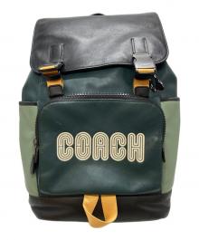 COACH（コーチ）の古着「トラックバックパック」｜グリーン
