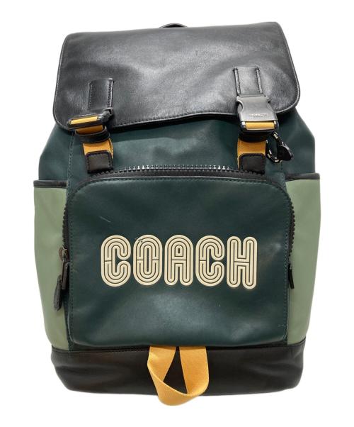 COACH（コーチ）COACH (コーチ) トラックバックパック グリーンの古着・服飾アイテム