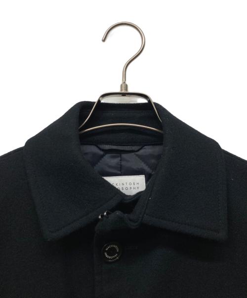 MACKINTOSH PHILOSOPHY（マッキントッシュ フィロソフィー）MACKINTOSH PHILOSOPHY (マッキントッシュ フィロソフィー) ステンカラーコート ブラック サイズ:36の古着・服飾アイテム