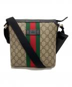 GUCCIグッチ）の古着「ショルダーバッグ」｜ベージュ・ブラック