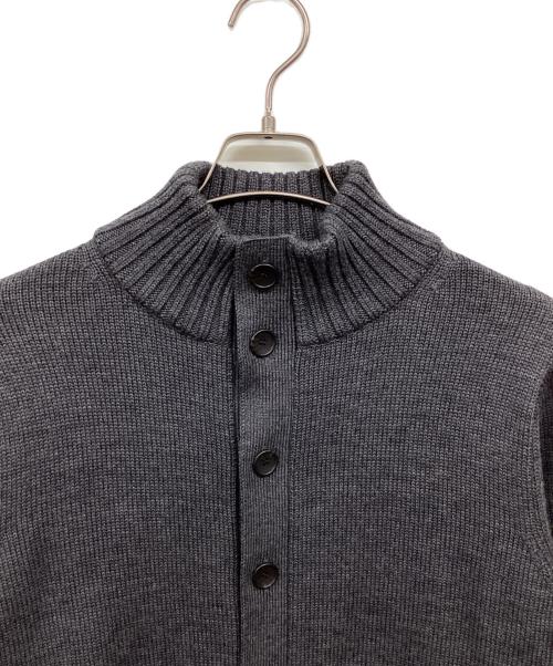 Maker's Shirt 鎌倉（メーカーズシャツカマクラ）Maker's Shirt 鎌倉 (メーカーズシャツカマクラ) スタンドカラーカーディガン グレー サイズ:48 未使用品の古着・服飾アイテム