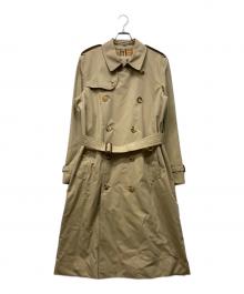 BURBERRY（バーバリー）の古着「THE KENSINGTON LONG TRENCH COAT」｜ベージュ
