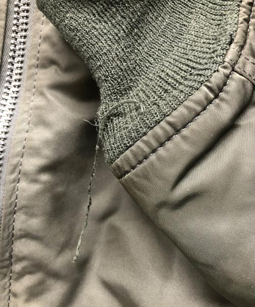 ALPHA（アルファ）ALPHA (アルファ) リバーシブルMA-1ジャケット グリーン サイズ:Mの古着・服飾アイテム