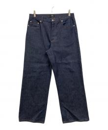 A.P.C.（アーペーセー）の古着「JEAN AARONデニムパンツ」｜ネイビー