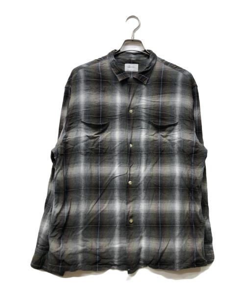 TOWN CRAFT（タウンクラフト）TOWN CRAFT (タウンクラフト) オンブレチェックシャツ グリーン サイズ:Lの古着・服飾アイテム