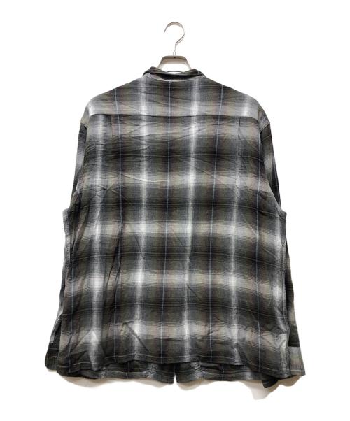 TOWN CRAFT（タウンクラフト）TOWN CRAFT (タウンクラフト) オンブレチェックシャツ グリーン サイズ:Lの古着・服飾アイテム