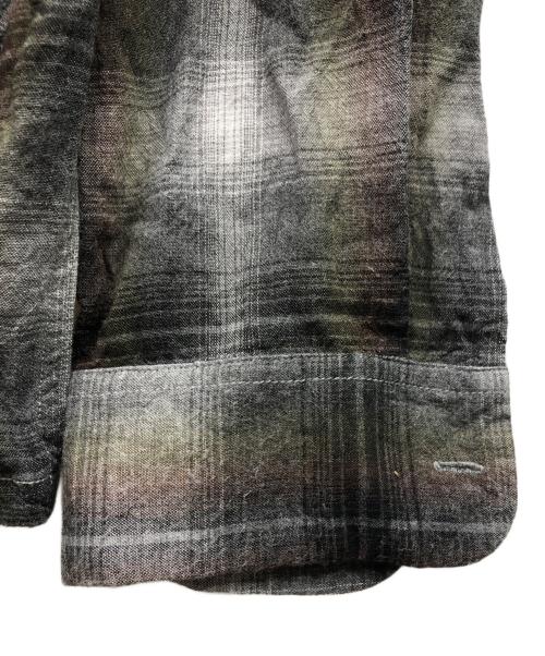 TOWN CRAFT（タウンクラフト）TOWN CRAFT (タウンクラフト) オンブレチェックシャツ グリーン サイズ:Lの古着・服飾アイテム