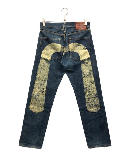 EVISU（エヴィス）EVISU (エヴィス) 大黒ビッグカモメデニムパンツ インディゴ サイズ:28×35の古着・服飾アイテム