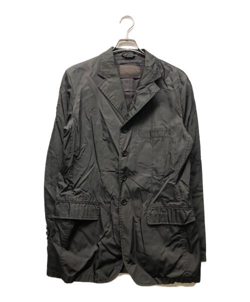 PRADA（プラダ）PRADA (プラダ) ナイロンテーラードジャケット カーキ サイズ:Sの古着・服飾アイテム