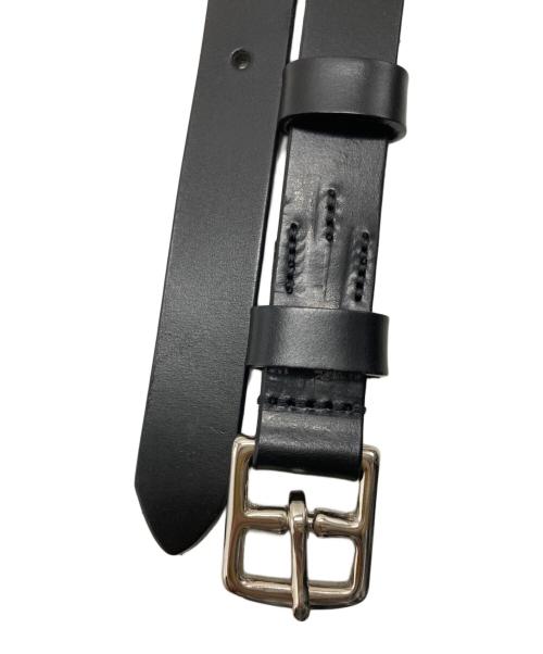 BEORMA（ベオーマ）BEORMA (ベオーマ) DOUBLE LOOP BELT ブラックの古着・服飾アイテム