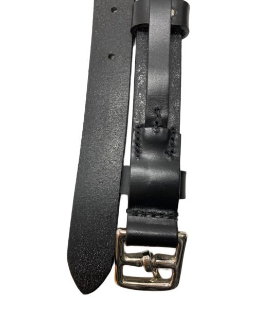 BEORMA（ベオーマ）BEORMA (ベオーマ) DOUBLE LOOP BELT ブラックの古着・服飾アイテム
