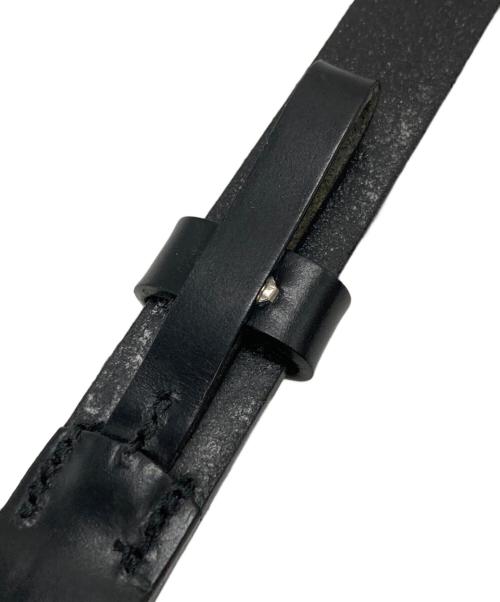 BEORMA（ベオーマ）BEORMA (ベオーマ) DOUBLE LOOP BELT ブラックの古着・服飾アイテム