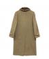 MaxMara (マックスマーラ) ラクーンファー付ロングコート ブラウン サイズ:42：40000円