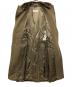 中古・古着 MaxMara (マックスマーラ) ラクーンファー付ロングコート ブラウン サイズ:42：40000円