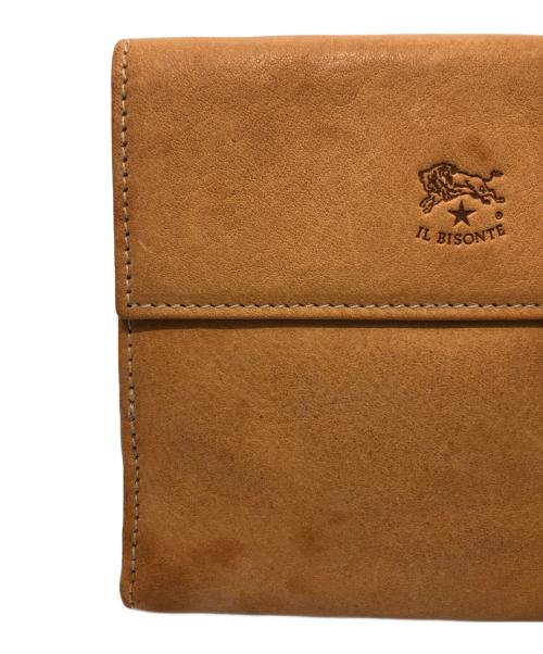 IL BISONTE（イル ビゾンテ）IL BISONTE (イル ビゾンテ) 2つ折り財布 ベージュの古着・服飾アイテム