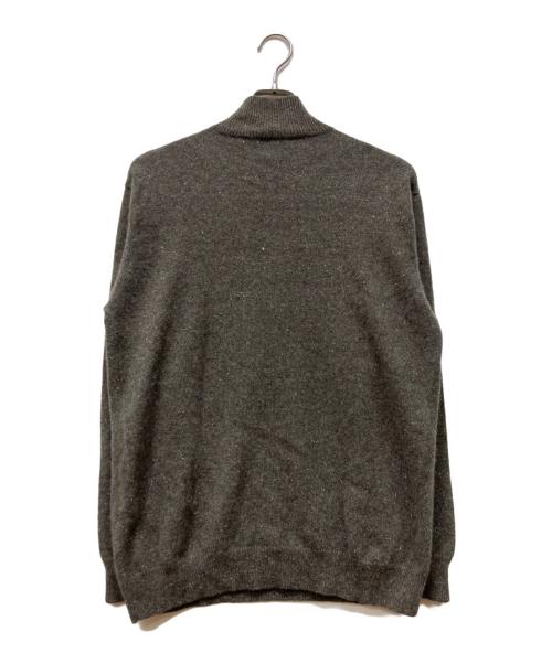 PAPAS（パパス）PAPAS (パパス) ハーフスナップニット グレー サイズ:Mの古着・服飾アイテム
