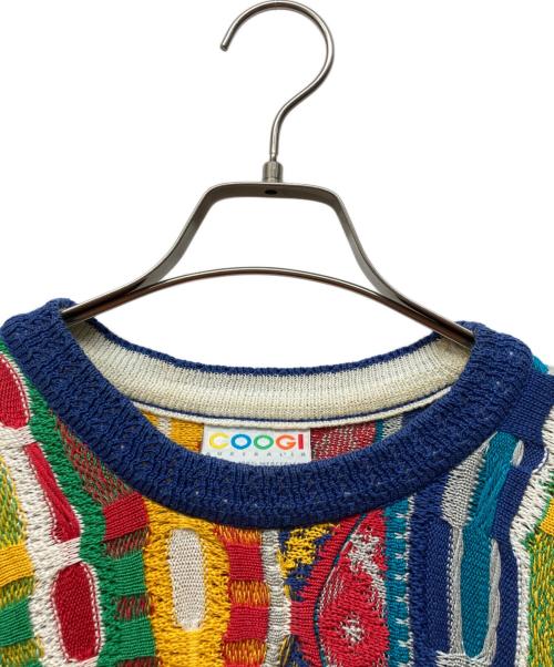 Coogi（クージー）Coogi (クージー) 3Dニット マルチカラー サイズ:Sの古着・服飾アイテム