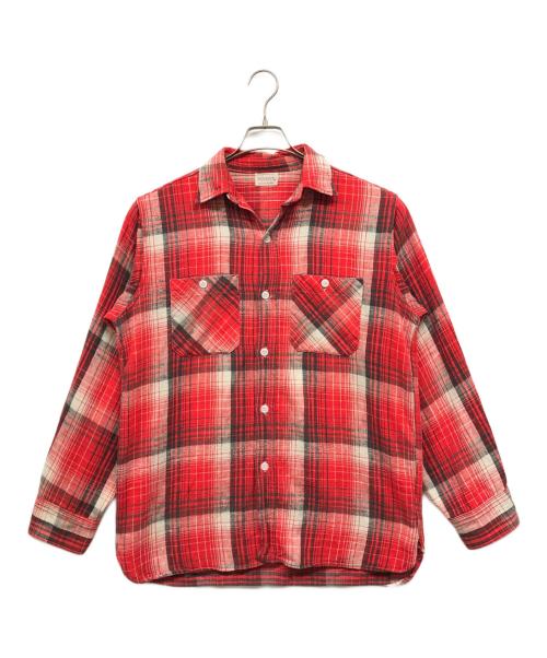 PENNEYS（ペニーズ）PENNEYS (ペニーズ) フランネルシャツ レッド サイズ:Mの古着・服飾アイテム