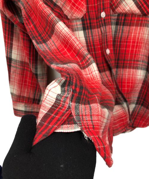 PENNEYS（ペニーズ）PENNEYS (ペニーズ) フランネルシャツ レッド サイズ:Mの古着・服飾アイテム