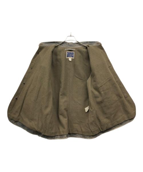 RRL（ダブルアールエル）RRL (ダブルアールエル) INDIGO LEATHER CAR COAT インディゴ サイズ:XLの古着・服飾アイテム