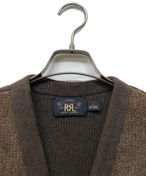 RRL（ダブルアールエル）RRL (ダブルアールエル) ニットベスト ブラウン サイズ:Lの古着・服飾アイテム