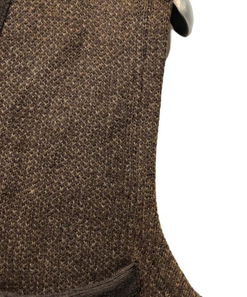 RRL（ダブルアールエル）RRL (ダブルアールエル) ニットベスト ブラウン サイズ:Lの古着・服飾アイテム