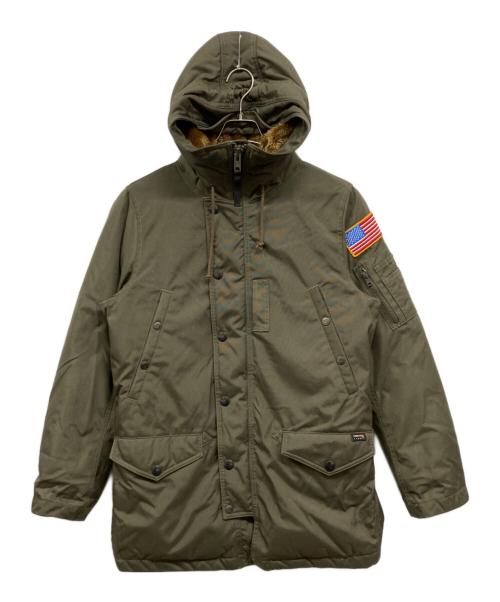 Schott（ショット）Schott (ショット) N－3Bダウンコート グリーン サイズ:Mの古着・服飾アイテム