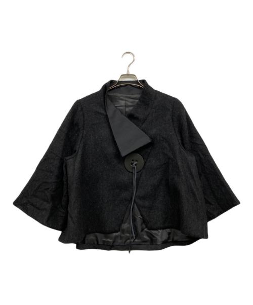 芽風（メフウ）芽風 (メフウ) ポンチョ ブラック サイズ:38の古着・服飾アイテム
