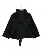 慈雨ジウ）の古着「水玉ジャケット」｜ブラック