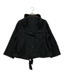 慈雨（ジウ）の古着「水玉ジャケット」｜ブラック