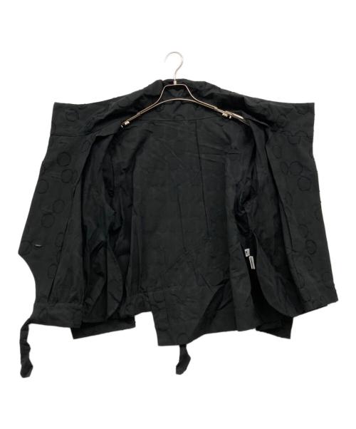慈雨（ジウ）慈雨 (ジウ) 水玉ジャケット ブラック サイズ:40の古着・服飾アイテム