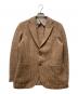Harris Tweed（ハリスツイード）の古着「ツイードテーラードジャケット」｜ベージュ