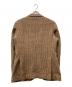 Harris Tweed (ハリスツイード) global TAILORING (グローバル テーラリング) ツイードテーラードジャケット ベージュ サイズ:S：10000円