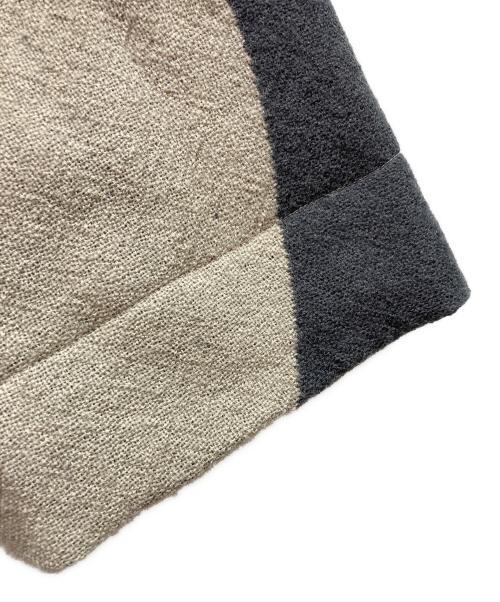慈雨（ジウ）慈雨 (ジウ) デザインウールコート グレー サイズ:40の古着・服飾アイテム