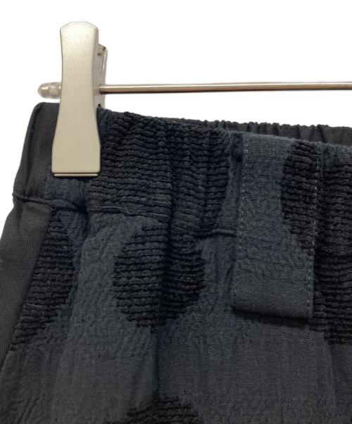 芽風（メフウ）芽風 (メフウ) 水玉切替スカート ブラック サイズ:40の古着・服飾アイテム