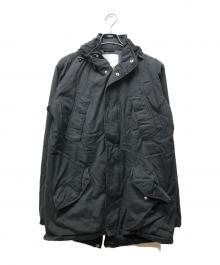 stussy（ステューシー）の古着「AUTHENTIC OUTER GEAR モッズコート」｜ブラック