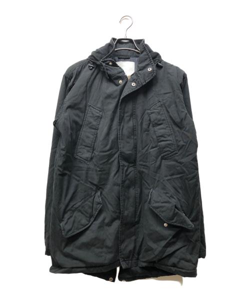 stussy（ステューシー）stussy (ステューシー) AUTHENTIC OUTER GEAR モッズコート ブラック サイズ:不明の古着・服飾アイテム