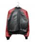 VANSON (バンソン) レーシングレザージャケット レッド×ブラック サイズ:36：35000円