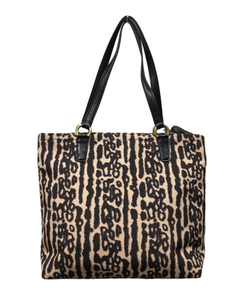 COACH（コーチ）COACH (コーチ) レオパードバッグ ベージュの古着・服飾アイテム