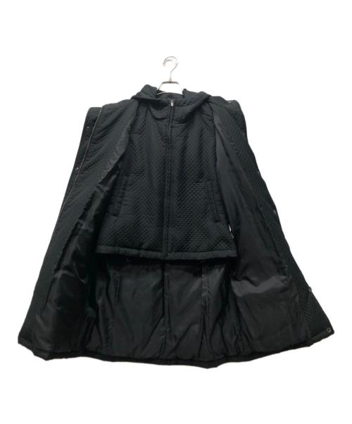theory luxe（セオリーリュクス）theory luxe (セオリーリュクス) ライナーベスト付きフーデットコート ブラック サイズ:38の古着・服飾アイテム