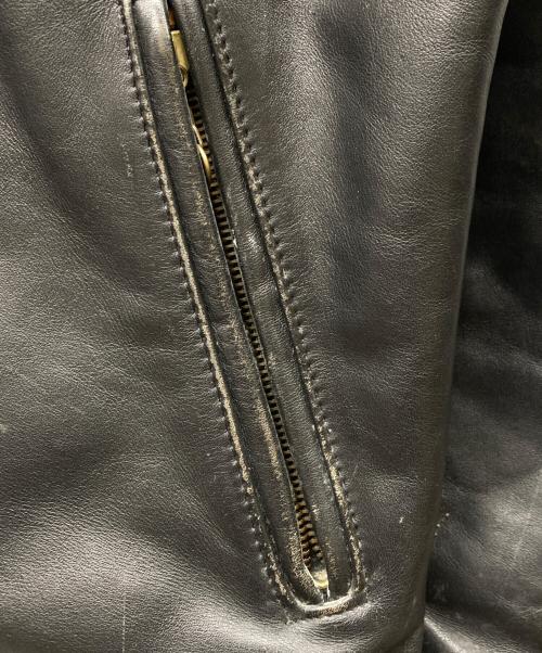 Schott（ショット）Schott (ショット) シングルライダースジャケット ブラック サイズ:42の古着・服飾アイテム