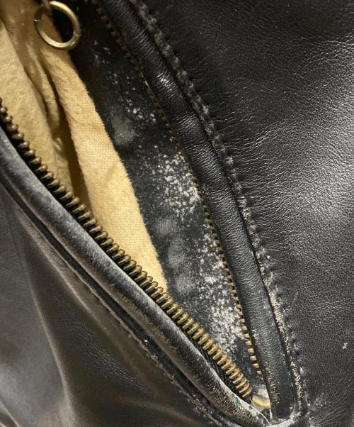 Schott（ショット）Schott (ショット) シングルライダースジャケット ブラック サイズ:42の古着・服飾アイテム