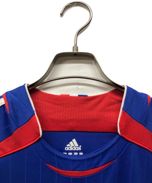 adidas（アディダス）adidas (アディダス) ゲームシャツ ブルー サイズ:Lの古着・服飾アイテム
