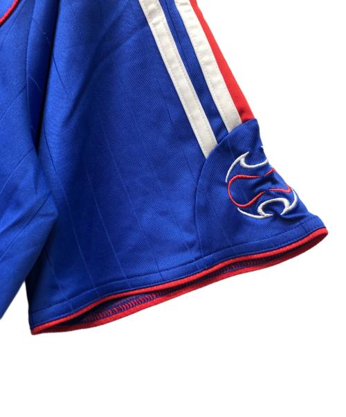 adidas（アディダス）adidas (アディダス) ゲームシャツ ブルー サイズ:Lの古着・服飾アイテム