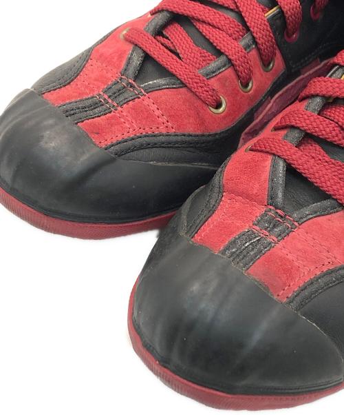 Onitsuka Tiger（オニツカタイガー）Onitsuka Tiger (オニツカタイガー) ハイカットスニーカー ブラック×レッド サイズ:27の古着・服飾アイテム