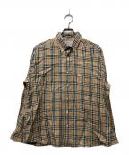 Burberry'sバーバリーズ）の古着「ノバチェックシャツ」｜ベージュ