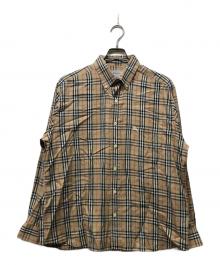 Burberry's（バーバリーズ）の古着「ノバチェックシャツ」｜ベージュ