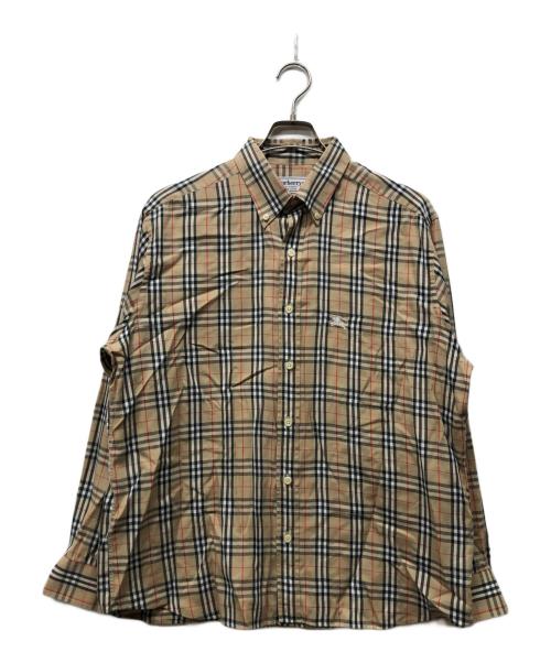 Burberry's（バーバリーズ）Burberry's (バーバリーズ) ノバチェックシャツ ベージュ サイズ:Lの古着・服飾アイテム