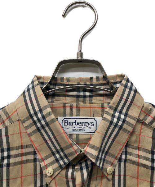 Burberry's（バーバリーズ）Burberry's (バーバリーズ) ノバチェックシャツ ベージュ サイズ:Lの古着・服飾アイテム