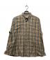 Burberry's（バーバリーズ）の古着「ノバチェックシャツ」｜ベージュ